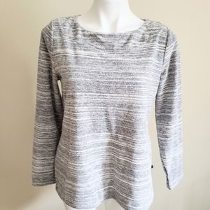 T by Talbots Gray with White Top Medium Petite